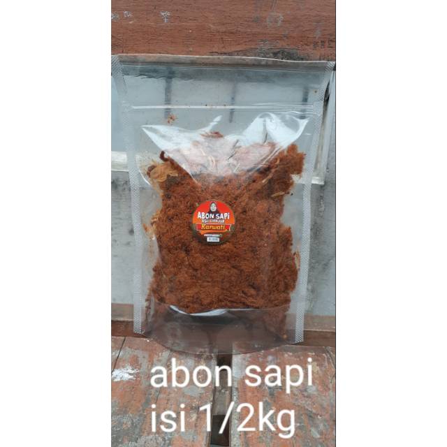 

Abon sapi karwati isi 1/2kg