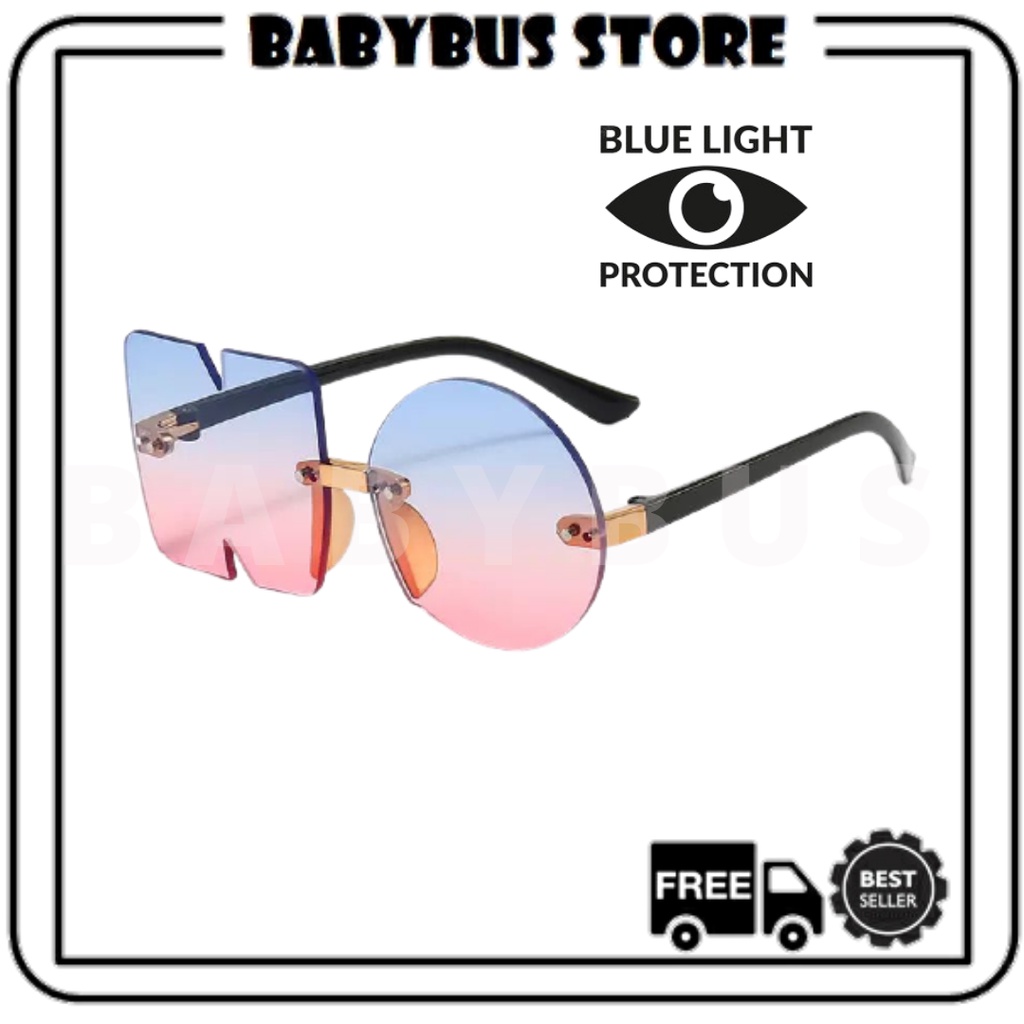 BBS KC05 Sunglasses Kacamata Hitam/Gradien (Bentuk NO) Tanpa Frame Women Fashion Anti Radiasi New Arrival Import
