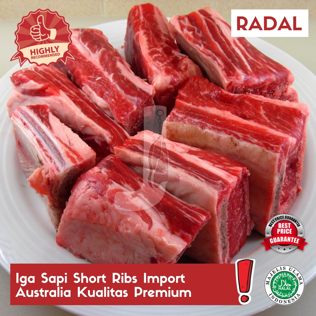 Jual Iga Sapi Short Ribs Import Australia Kualitas Premium Gr