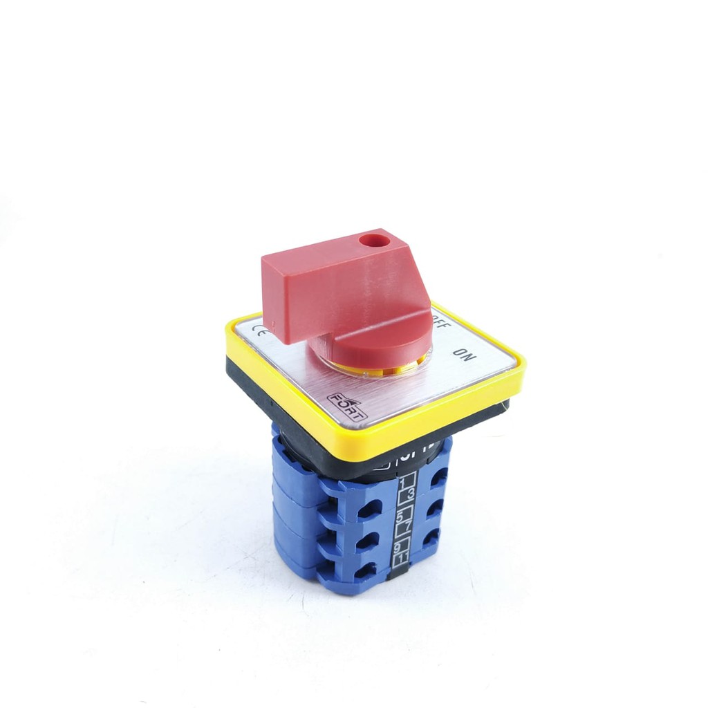 Selector Saklar Putar Rotary Switch SFT20 3p On Off Fort