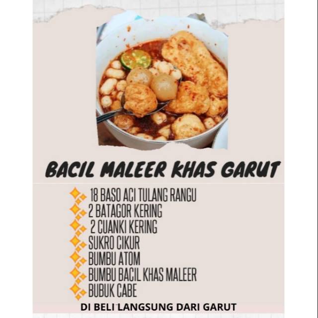 

BACIL MALEER KHAS GARUT