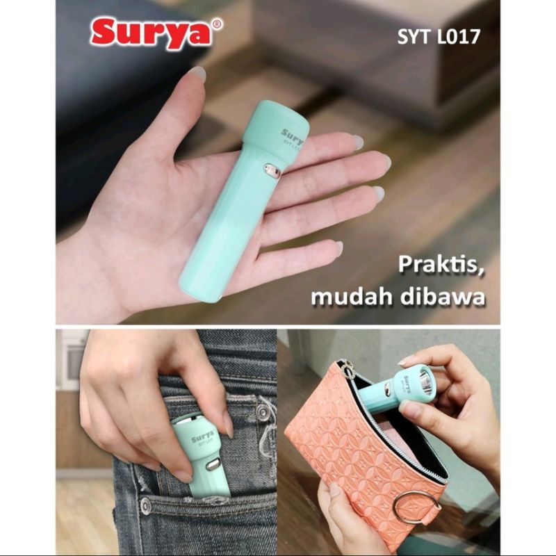 Senter Led Mini Super Terang Kecil Bisa Masuk Saku Senter Led Kecil Mini Surya TS0013