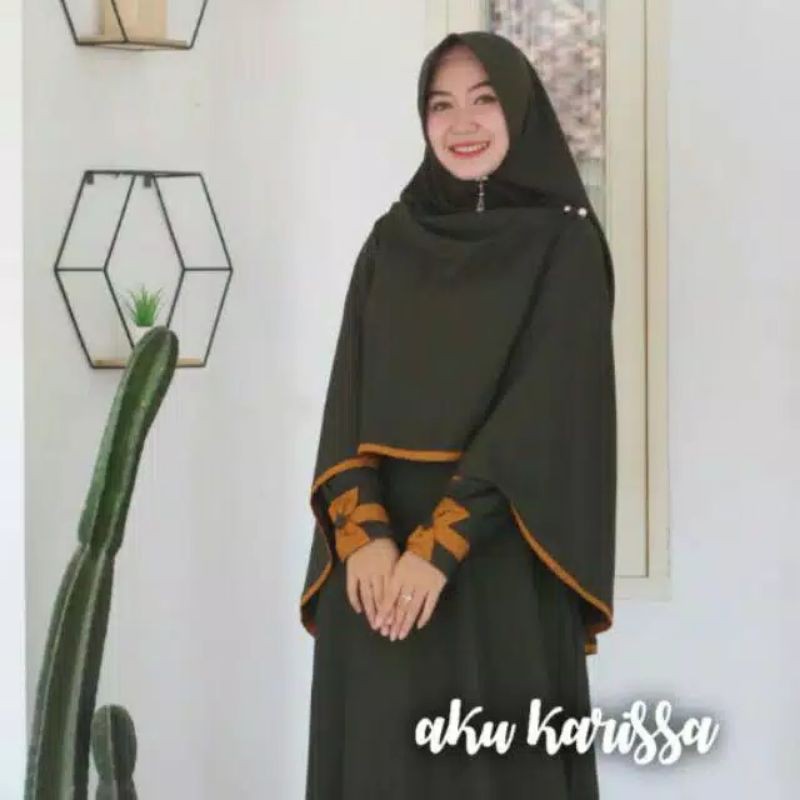 MAHARANI GAMIS  SET SYARI WANITA