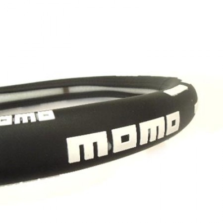 Sarung Stir Mobil Momo Hitam Putih Timbul