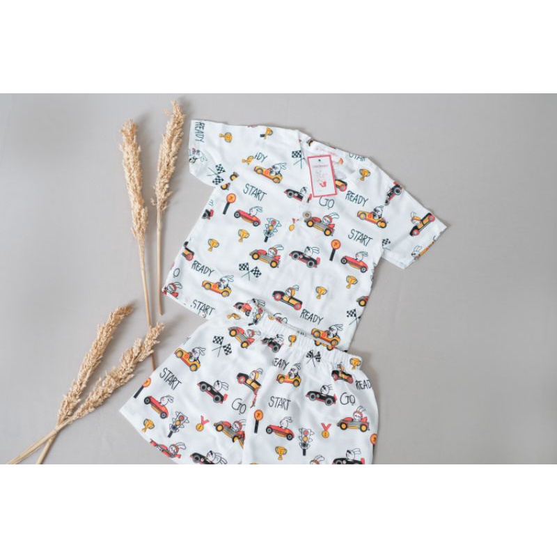 Homewear anak set rayon unisex / piyama anak rayon / set rayon anak unisex / oneset anak rayon