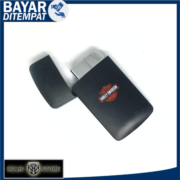 PROMO KOREK API GAS HARLEY DAVIDSON HD 3728 HITAM MANCIS LAS LIGHTER UNIK