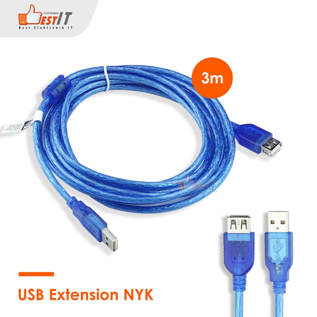 Kabel USB Extension Panjang 3 meter NYK