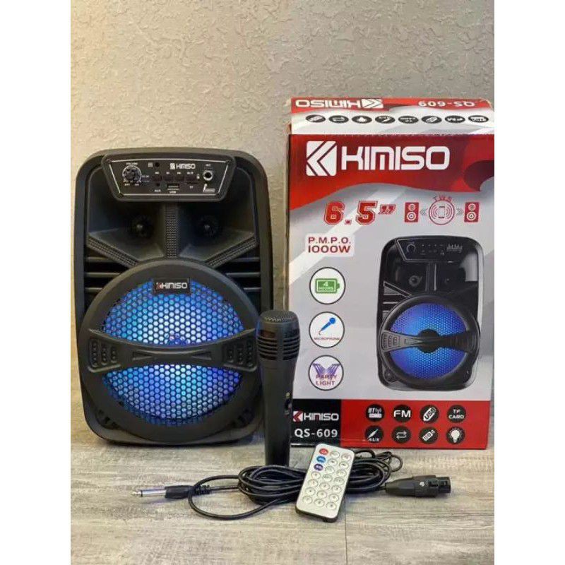 Speaker Bluetooth + Mic karaoke XTM-6118 .. 6.5inchSpeaker Kimiso QS609/Qs610