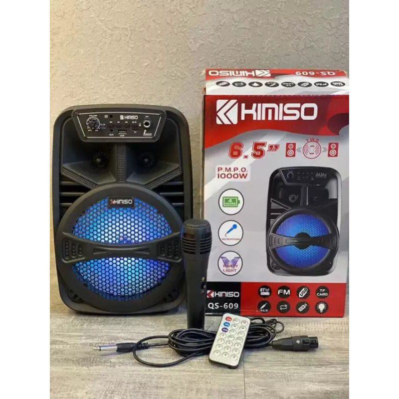 Speaker Bluetooth + Mic karaoke XTM-6118 .. 6.5inchSpeaker Kimiso QS609/Qs610