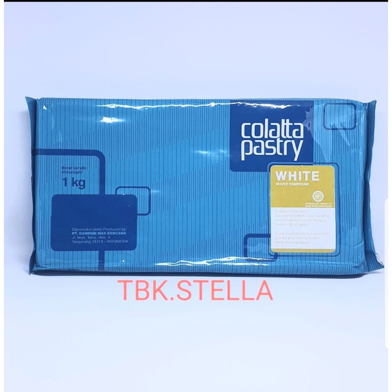 

COKLAT COLATTA PASTRY WHITE 1 KG
