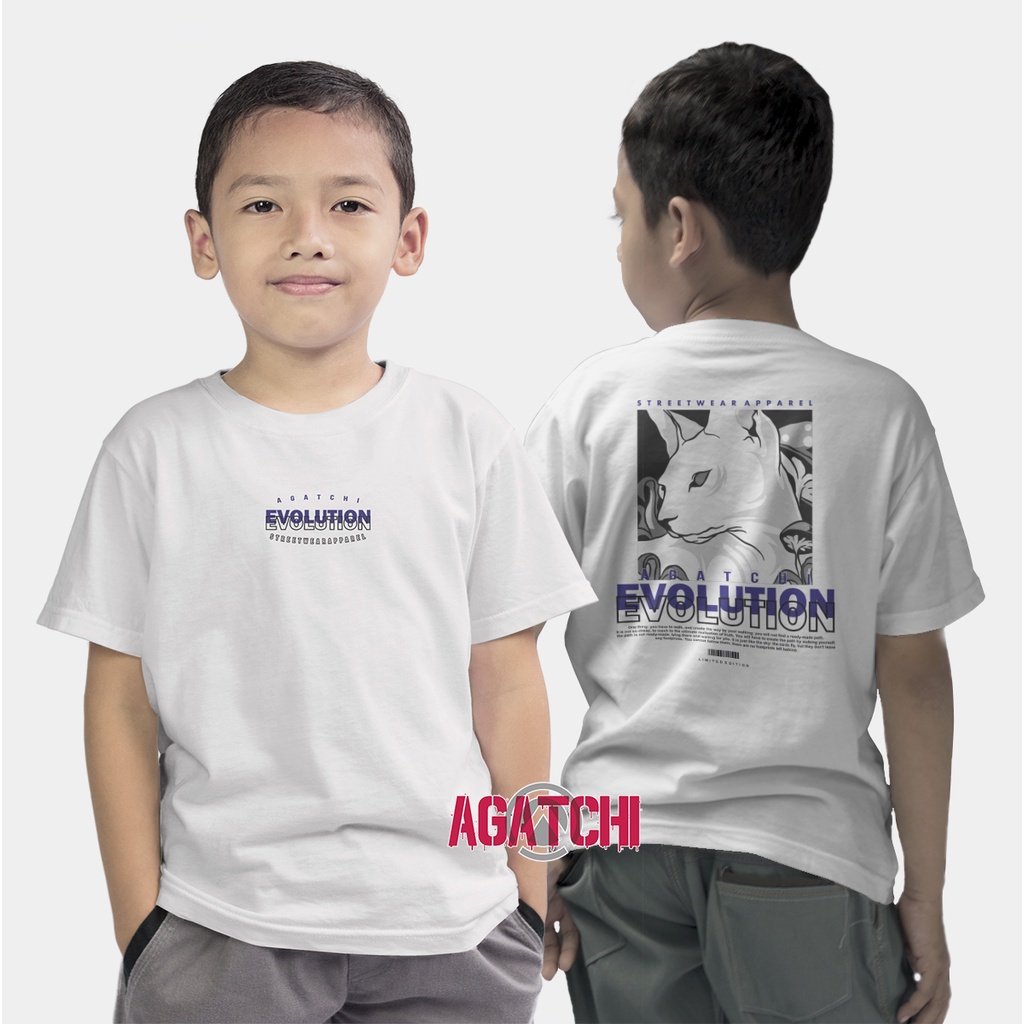 Baju Kaos Atasan Anak Laki-Laki Agatchi Evolution