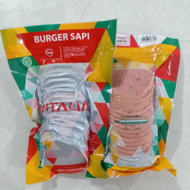 

Vitalia Burger Sapi Mini Isi 20Pcs 280gr