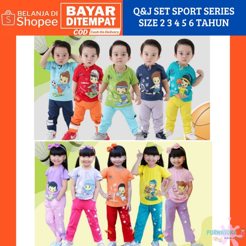 Setelan anak Q&J My Fav Sport Series