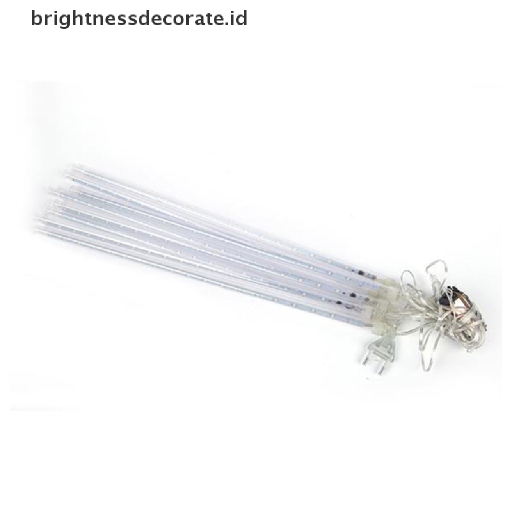 (Birth) Lampu String Led 30 / 50cm Bentuk Hujan Meteor Anti Air Untuk Dekorasi Natal