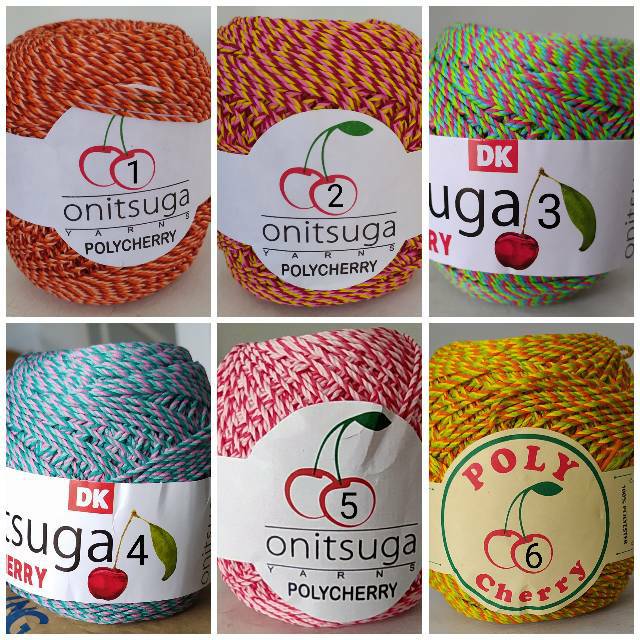 Benang Rajut Polycherry Twist (D18)