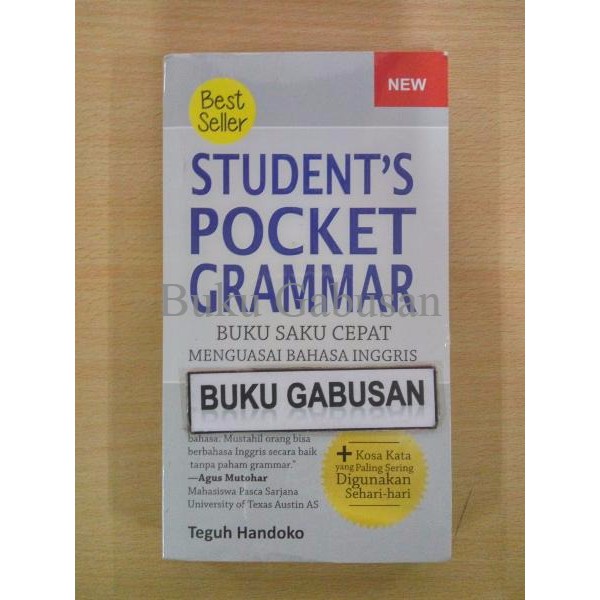 Buku Students Pocket Grammar Buku Saku Cepat Menguasai Bahasa Inggris - Teguh Handoko Pr