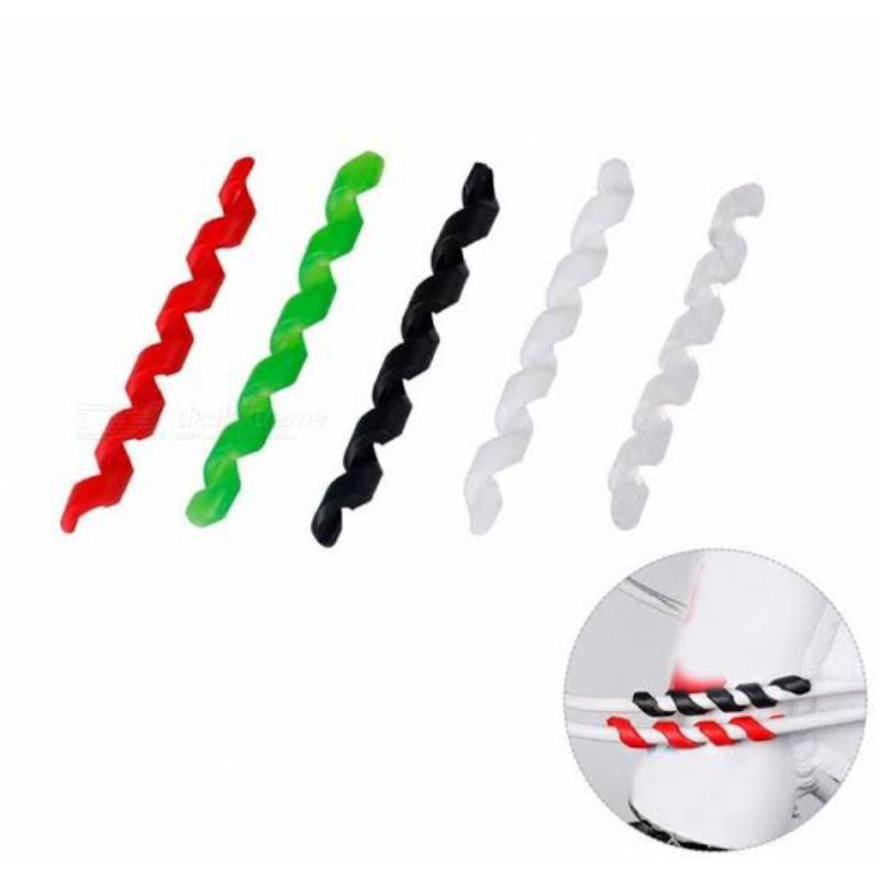 Karet Spiral Pelindung Kabel Rem Sepeda