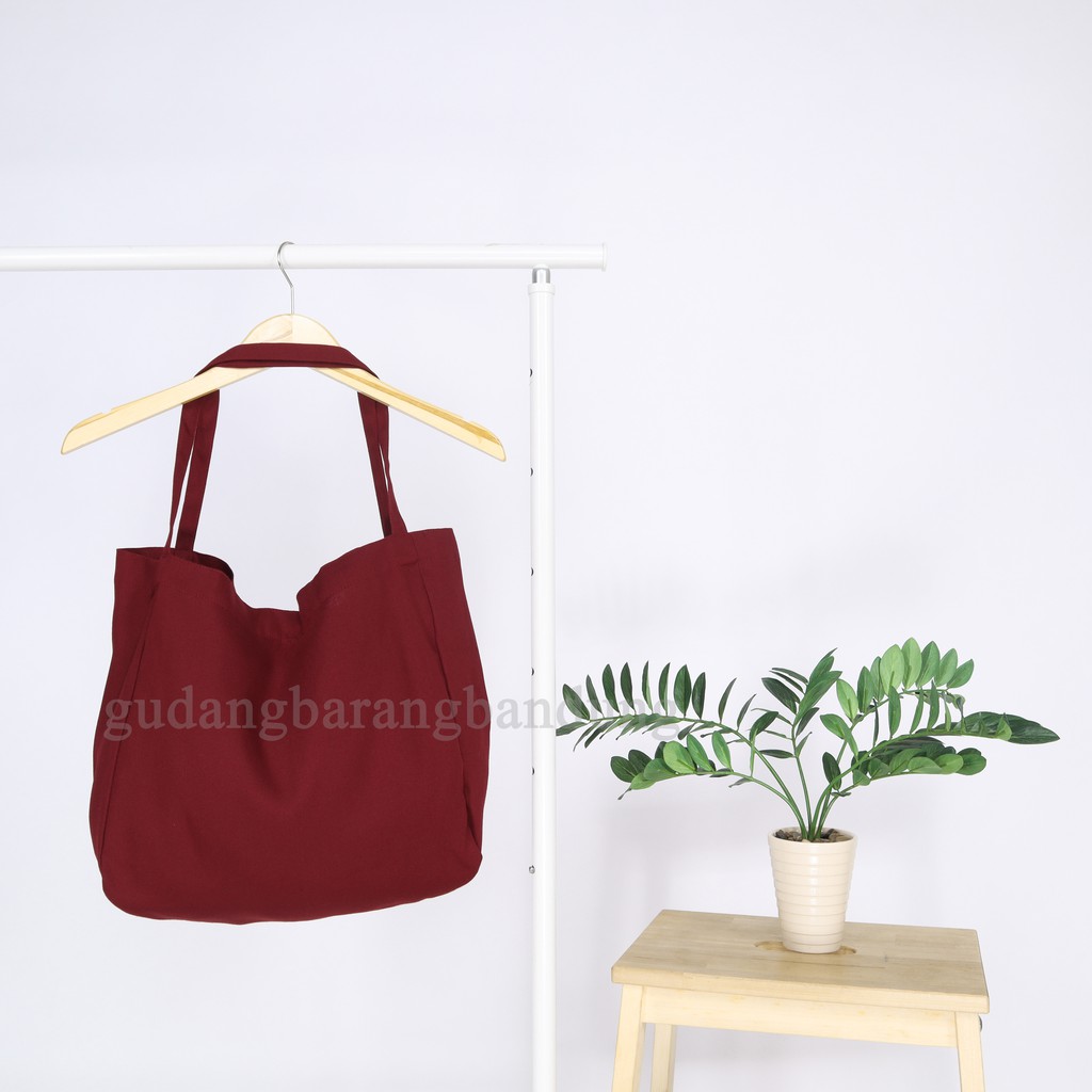 Nudie Bag /Totebag/ Totebag Polos Kanvas Marsoto dengan Magnet