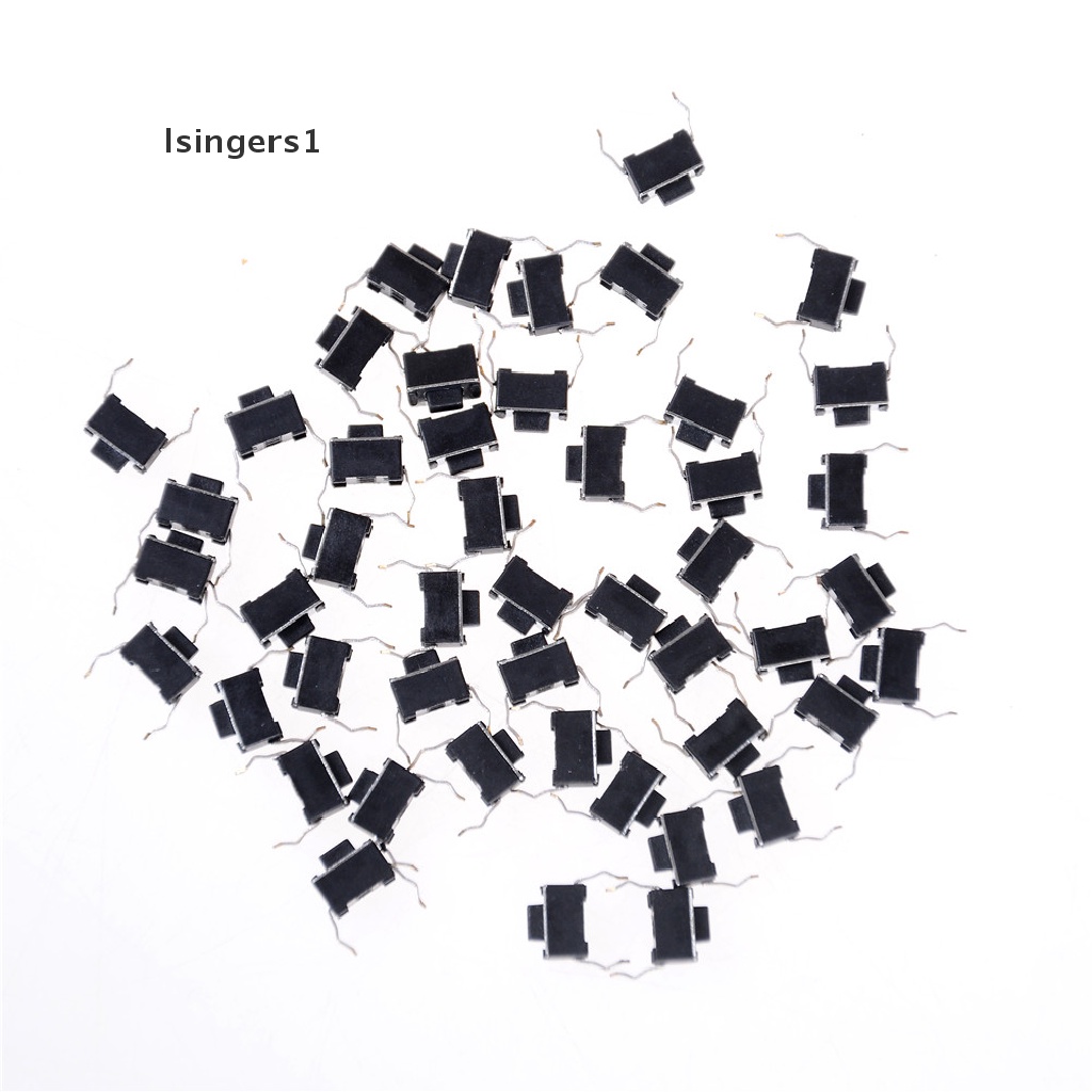 (lsingers1) 30pcs Tombol Tekan Momentary Tactile 2 Pin DIP 3x6 X 4.3mm 0 0 0 0 0