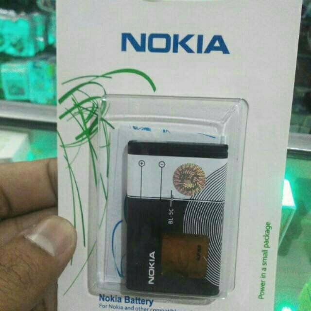 Baterai Nokia BL5C/BL4C 0ri 99% Pack Putih ORIGINAL