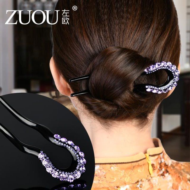 SIRKAM RAMBUT KOREA WANITA ELEGAN KRISTAL ZIRKON MOTIF BARU ORIGINAL IMPORT