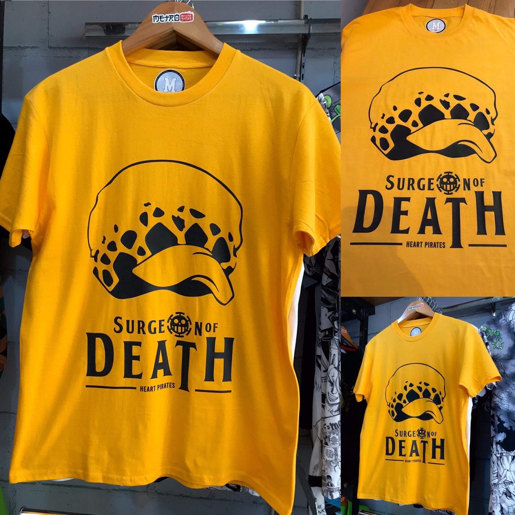 Kaos distro Onepiece Trafalgar Law Surgeon of Death Yellow