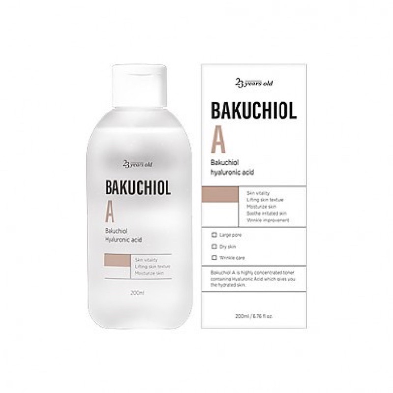 23 YEARS OLD Bakuchiol A Toner 200ml
