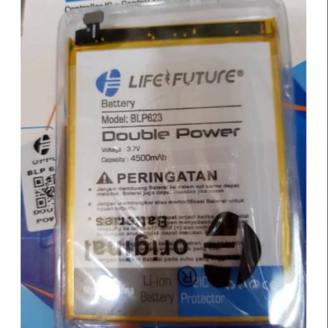 BATERAI DOUBLE IC OPPO F3+ DOUBLE POWER OPPO R9S