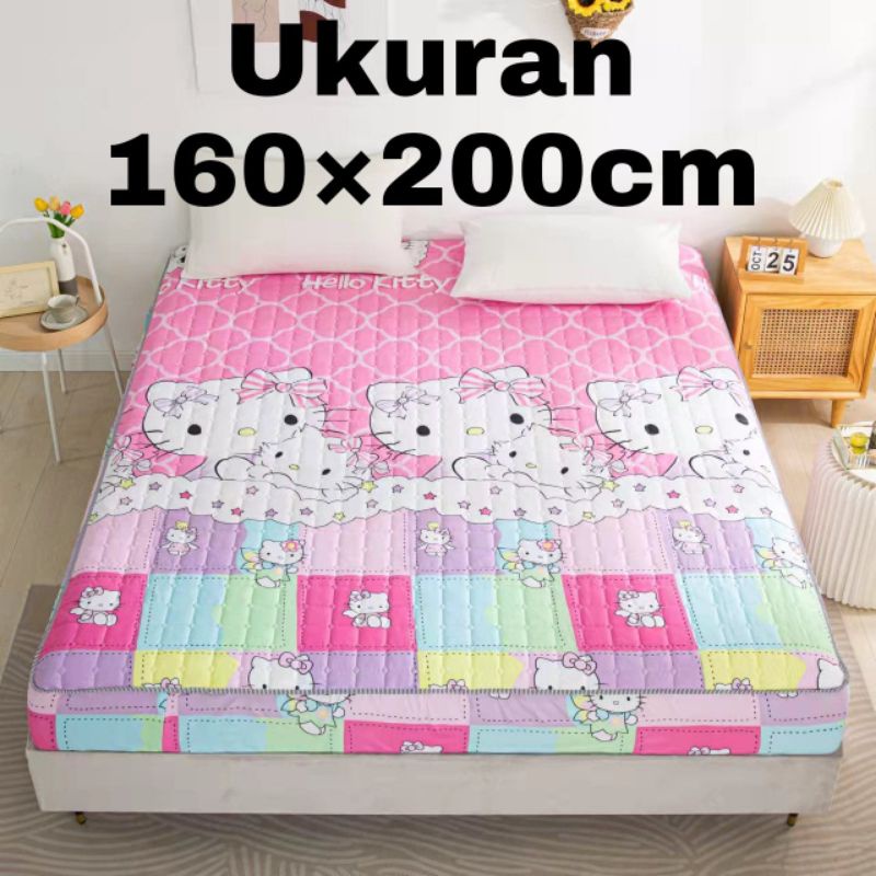 Sprei Waterproof / Sprei Protector bermotif / Sprei anti air ukuran 180x200CM dan 160x200CM-160x200 helo kiti