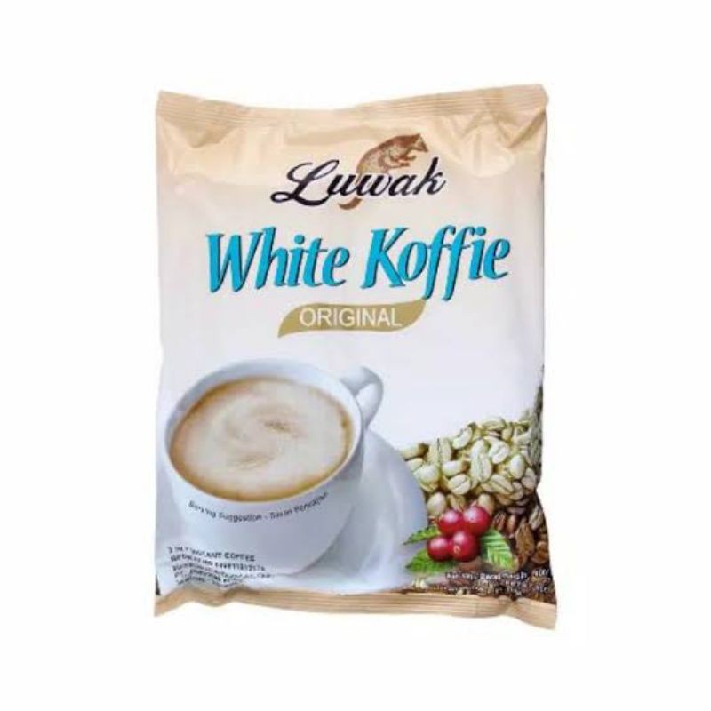 

Luwak white coffee 20gr satuan