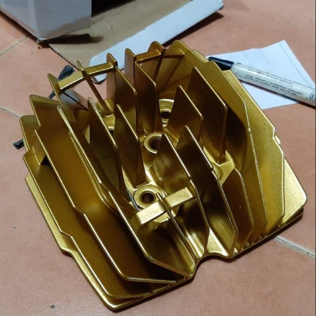 KOP NANAS RX KING KOP NANAS YZ 18g HEAD SILINDER BELIMBING RX K RX S RX Z  RX SPESIAL GOLD/EMAS