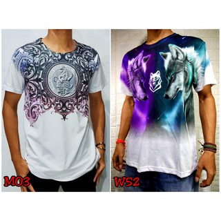  KAOS  GROSIR  SERI W M Baju Printing 3D motif  BURUNG  