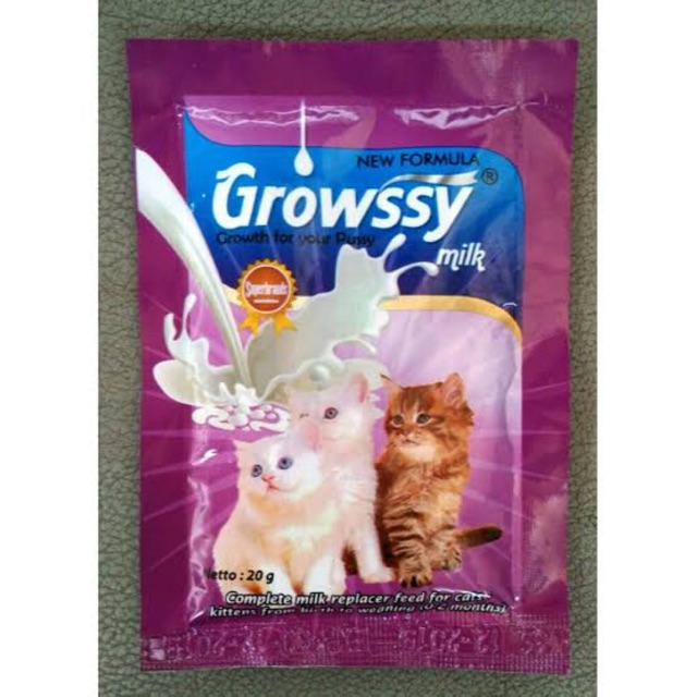 Growssy Susu Kucing sachet 20 gr