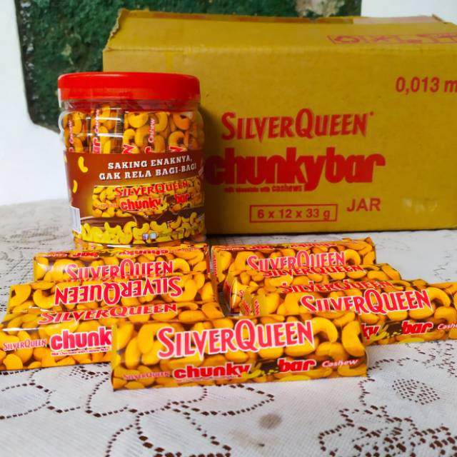 Silver Queen Chunky Bar Mini Toples 33gr