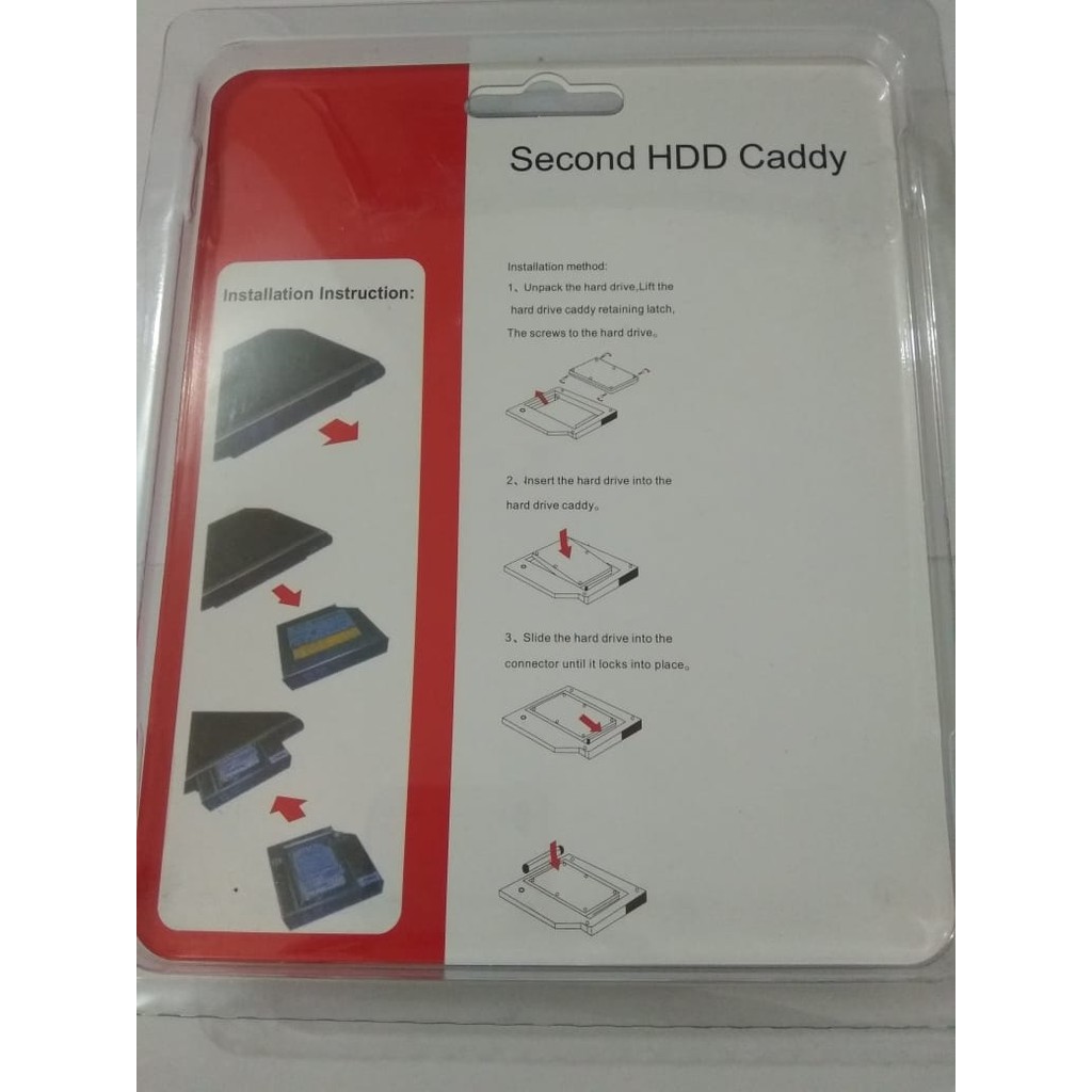 Second HDD caddy 9.5mm SATA to SATA