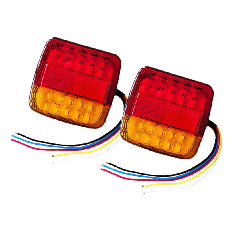 Zzz 2pcs Lampu Rem / Sein 26-led Untuk Truk / Trailer