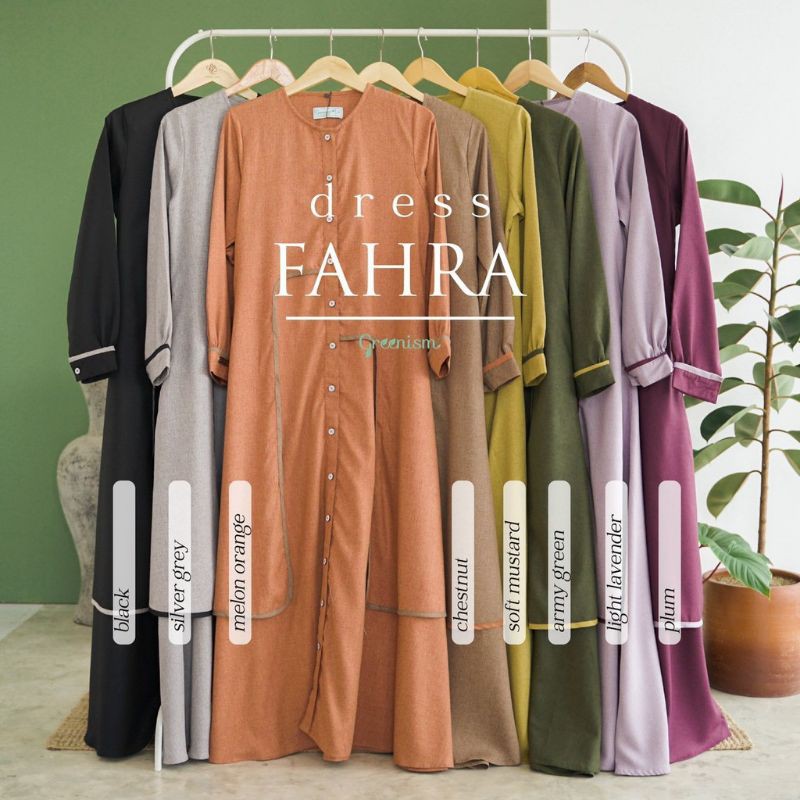 FAHRA DRESS BY GREENISM