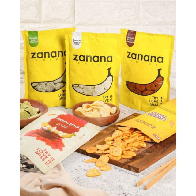 

Keripik Pisang Zanana Snack Camilan Aneka Rasa