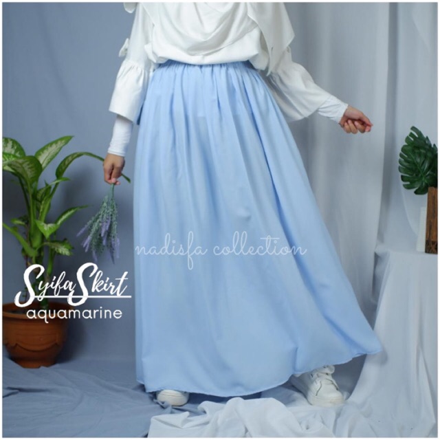 SYIFA SKIRT ROK PANJANG RAMPEL KECILk