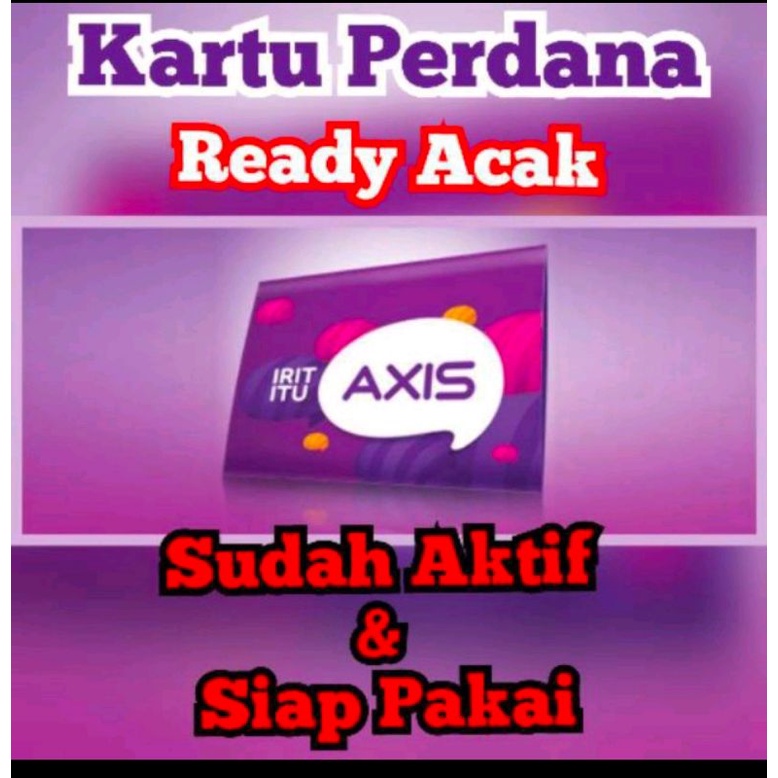 Perdana Axis Siap Pakai Acak