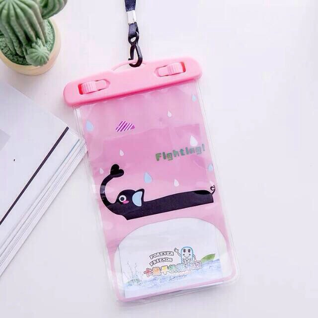 BS101 Sarung HP Anti Air/Pouch HP Smartphone Waterproof Case Karakter