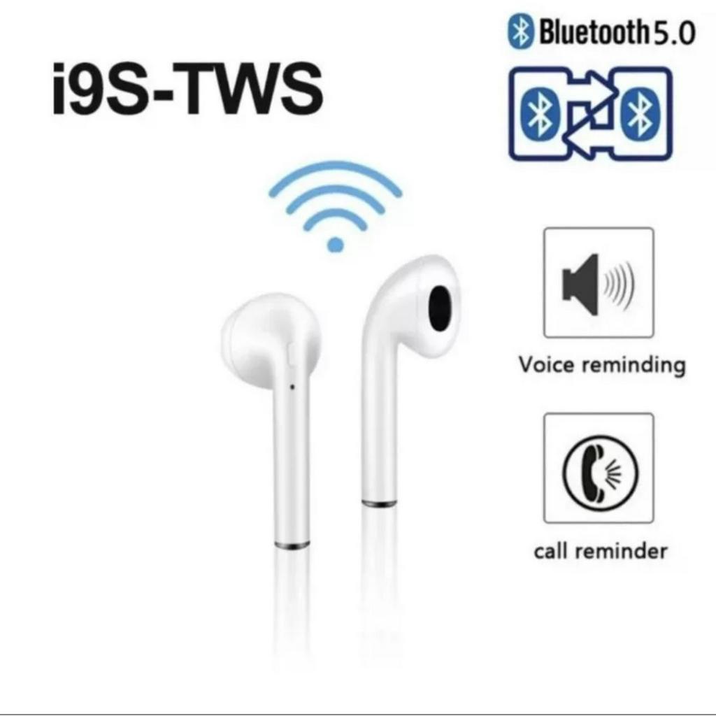 i9s Tws / Headset Bluetooth Earphone i9S Bluetooth BT i9 S Mini Wireless Stereo Audio Music Box Original import premium quality i 9s BY SMOLL