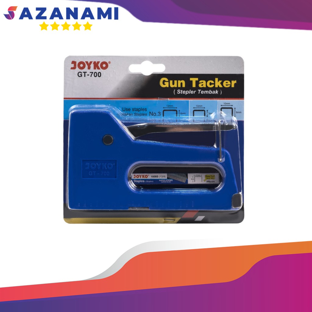 

JOYKO GT 700 GUN TACKER STAPLER TEMBAK HEKTER STAPLES STAPLE GUN