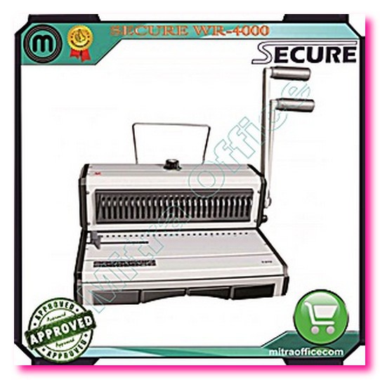 

SECURE WR - 4000/Mesin jilid/Mesin hitung uang/Mesin laminating/Mesin penghancur kertas/Absensi/Atk