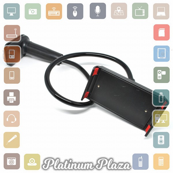 TaffSTUDIO Lazypod Arm Universal Tablet PC Holder dengan Klip 360 Derajat - A-138 - Black`5ZPS5N-