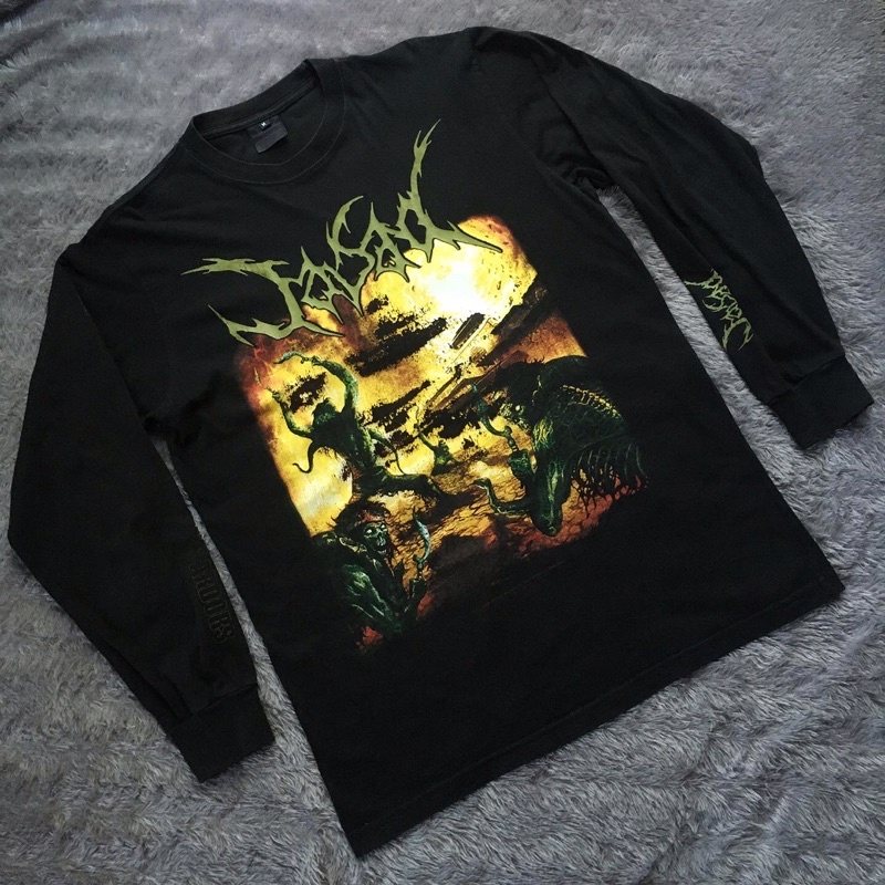 monggo kaos panjang jasad x sevared records USA rilisan 2013 rare merchandise originalll