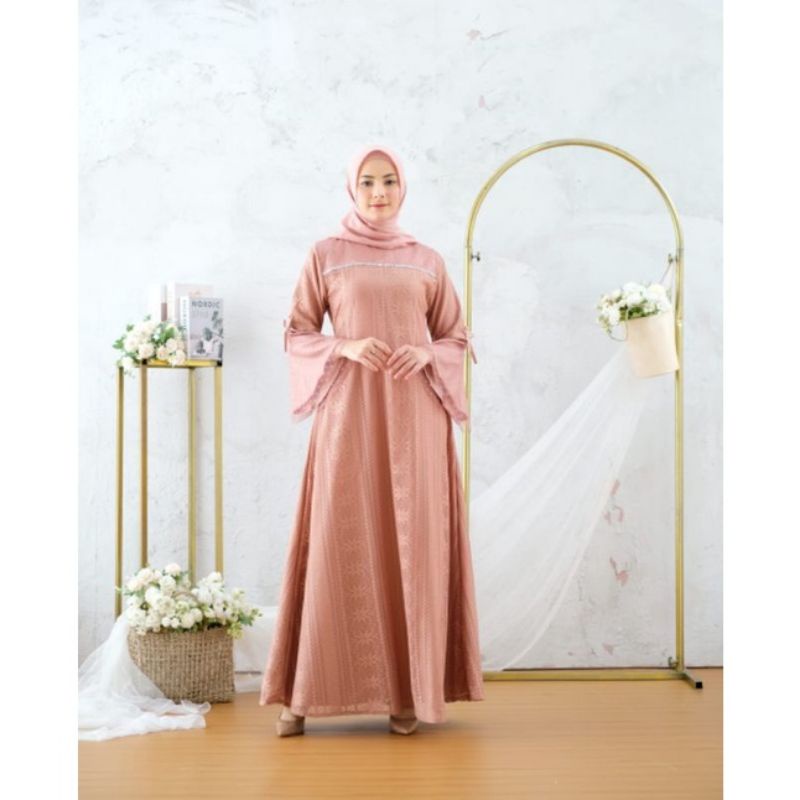 Produk original butik gamis terbaru//gamis pesta//gamis lebaran