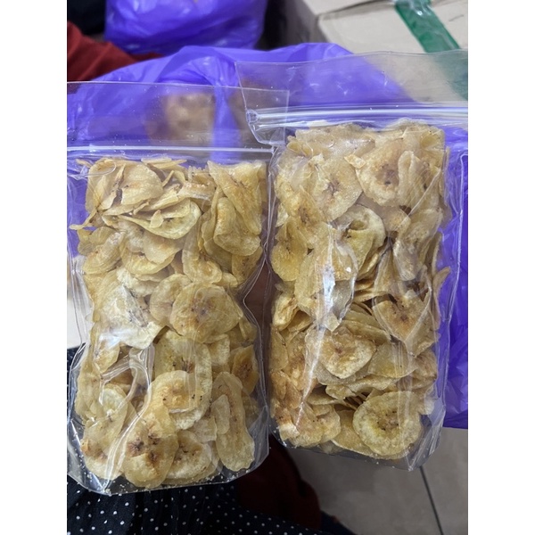 

Keripik pisang tipis manis/asin (RENTAN REMUK, BACA DESKRIPSI SEBELUM ORDER)