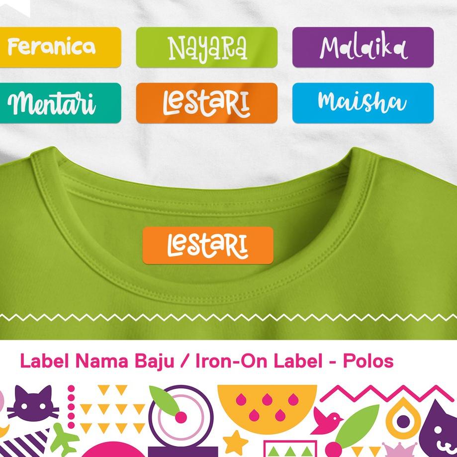 

Laris Label Nama Baju, Label Nama Kain, Label Setrika, Iron-On Label Polos N744 ↕