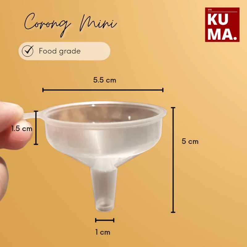 CORONG MINI MURAH UNTUK MINYAK KECAP SAUS FOOD GRADE 5.5CM